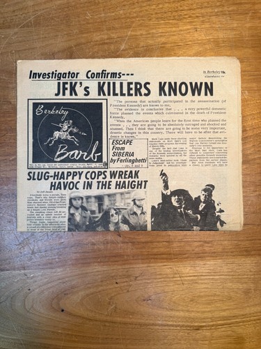 Berkeley barb apr 1967 - apr, vol